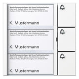 SIEDLE Tastenmodul 1+n 3RT ws 99x99x27mm TM 612-3 W