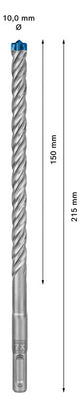BOSCH-EW Hammerbohrer  10mm SDSplus SDS plus-7X 1pc 150/215mm f.Beton