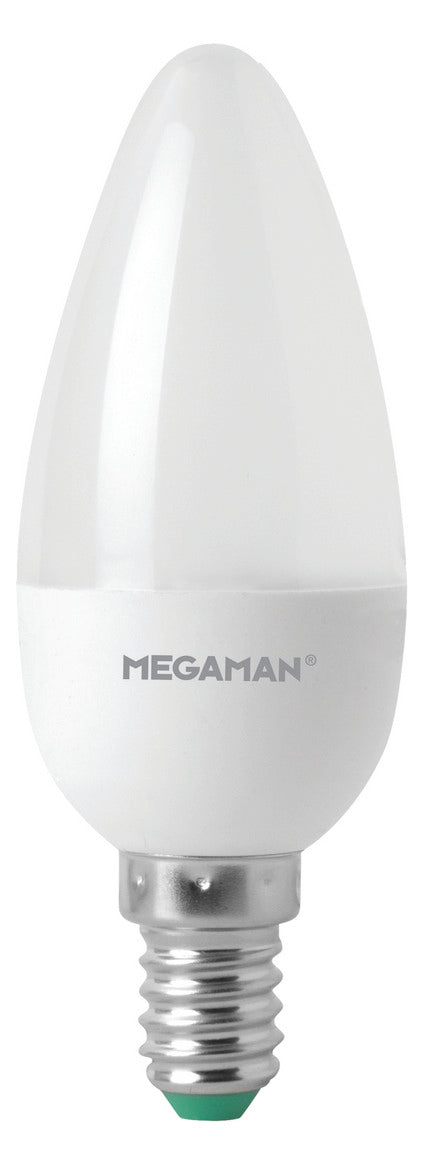 MEGAMAN LED-Kerzenlampe E14 C35 3,8W ws MM21122 2800K 250lm G opal dim 360° AC
