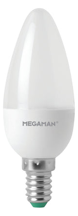 MEGAMAN LED-Kerzenlampe E14 C35 3,8W ws MM21122 2800K 250lm G opal dim 360° AC