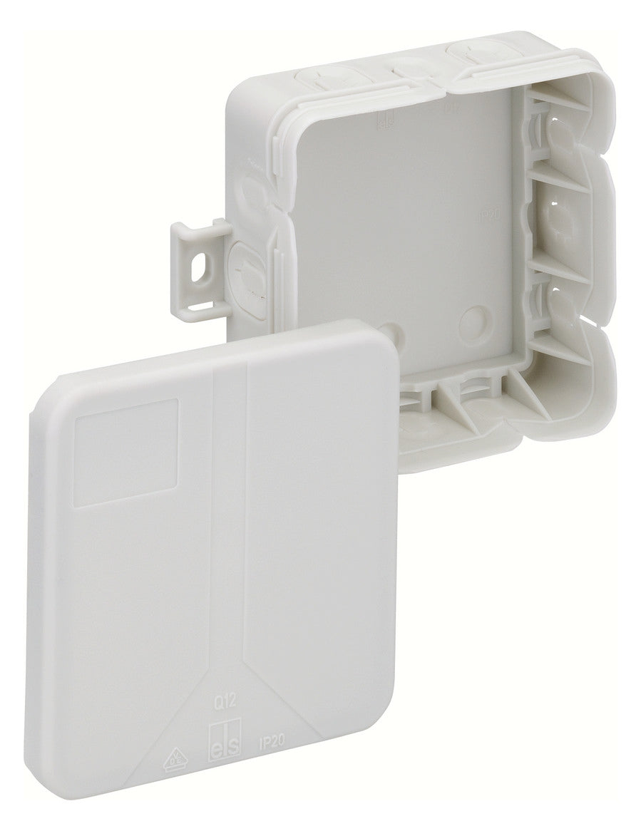 SPELSBERG Abzweigdose IP20 2,5qmm Kst Q 12-L 85x85x37mm quadrat Wand/Decke