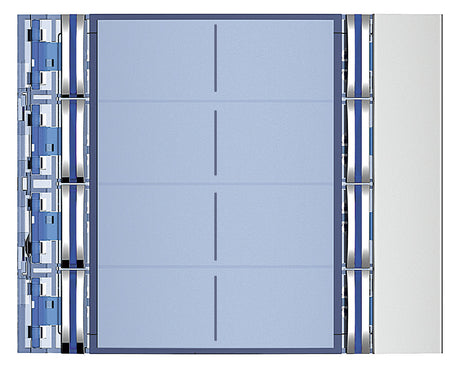 LEGRAND Tastenmodul Bus 8RT gr SFERA ALLMETAL Bticino 352181 115x91x11m