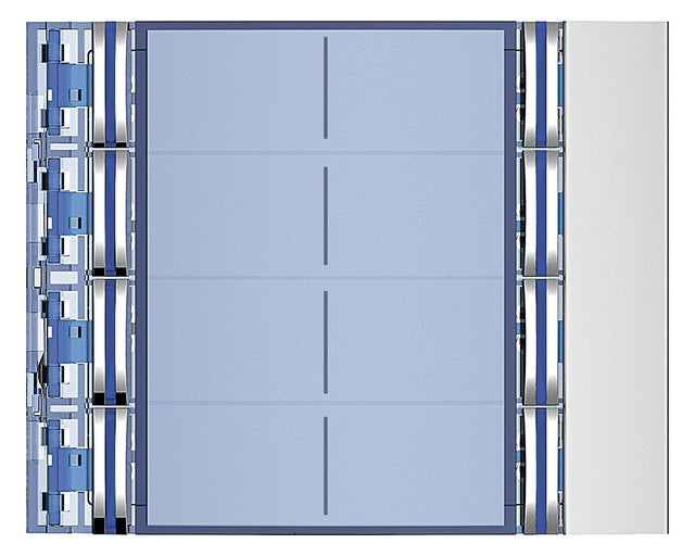 LEGRAND Tastenmodul Bus 8RT gr SFERA ALLMETAL Bticino 352181 115x91x11m