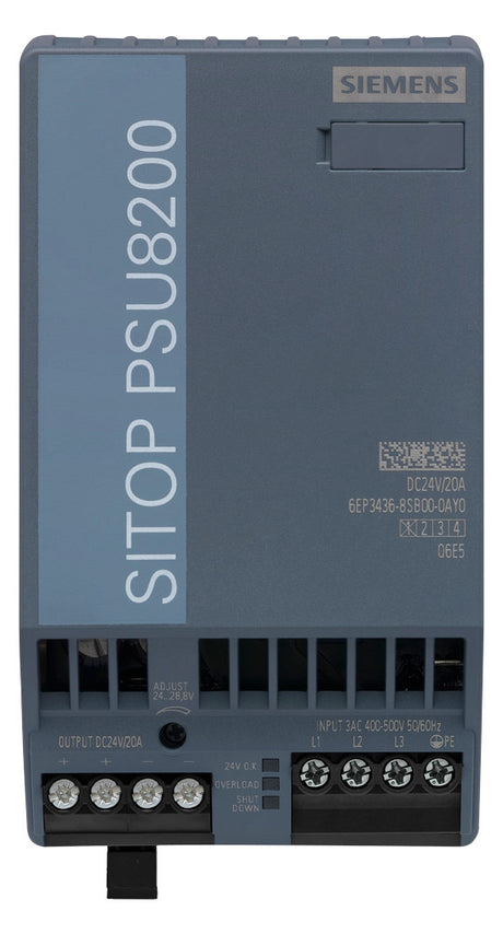 SIEMENS Gleichstromversorgung REG 24V 6EP3436-8SB00-0AY0 480W 400VAC 20A IP20