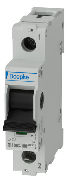 DOEPKE Hauptschalter 63A 1p IP40 m.Geh RH 063-100
