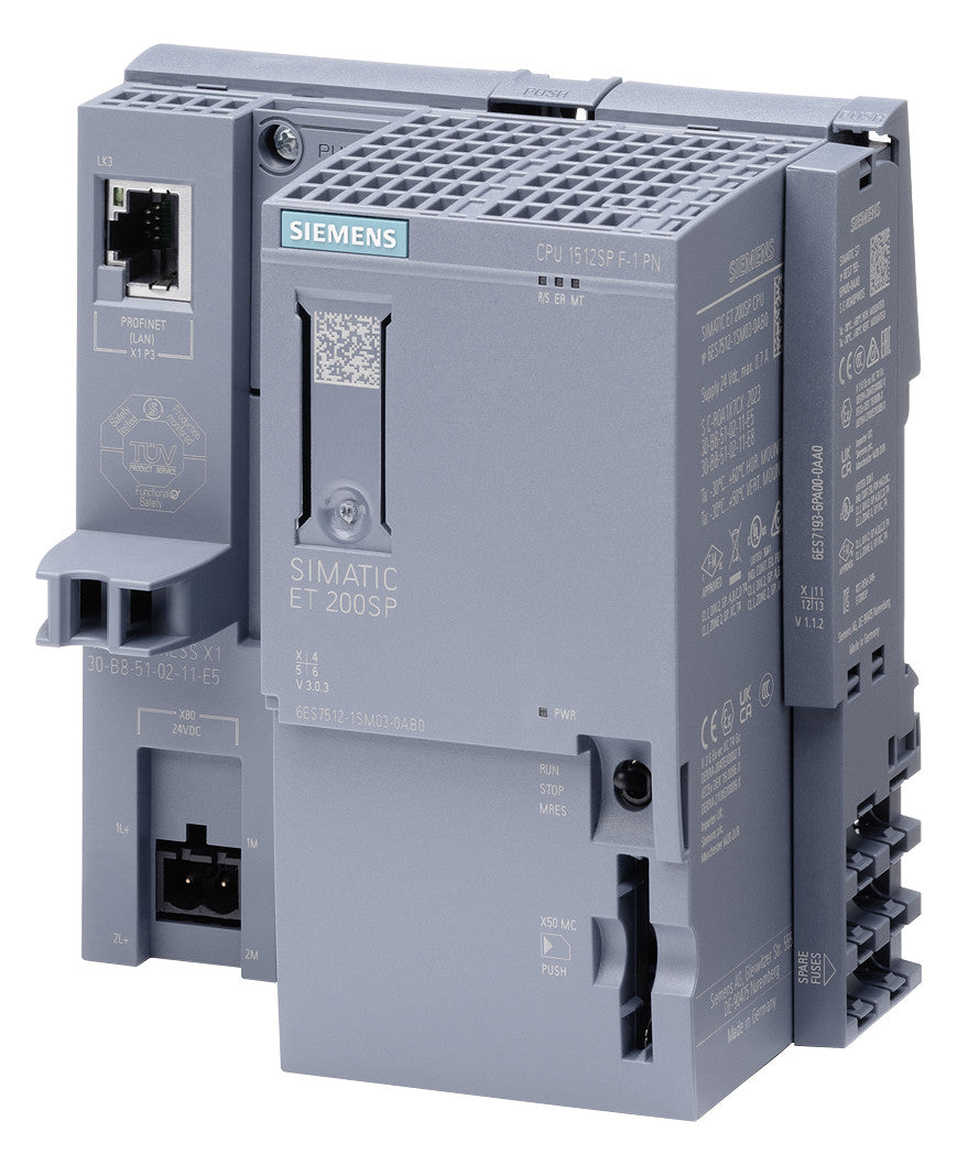 SIEMENS SPS-Steuerung modular m.Display 6ES7512-1SM03-0AB0 19,2-28,8VDC