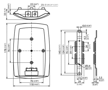 DEHN SE Kombiableiter 5VAC 5VDC 240Va-a DPA CLE IP66 650Va-e Basiselem 0,8kA