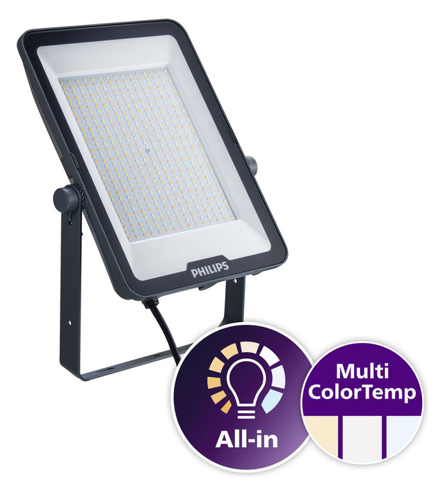 PHILIPS-LICHT LED-Anbaustrahler 150W sw Ledinaire BVP169 LED180/830_40_65 PSU 15
