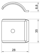 BETTERMANN Gegenwanne 16-22mm ST 2058FW M 22 DD