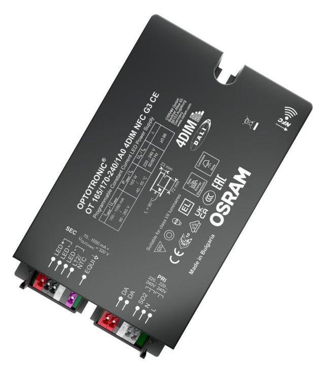 LEDVANCE LED-Steuerung 165W 150-1050mA OT 165/170-240/1A0 4DIM NFC G3 CE 90-260