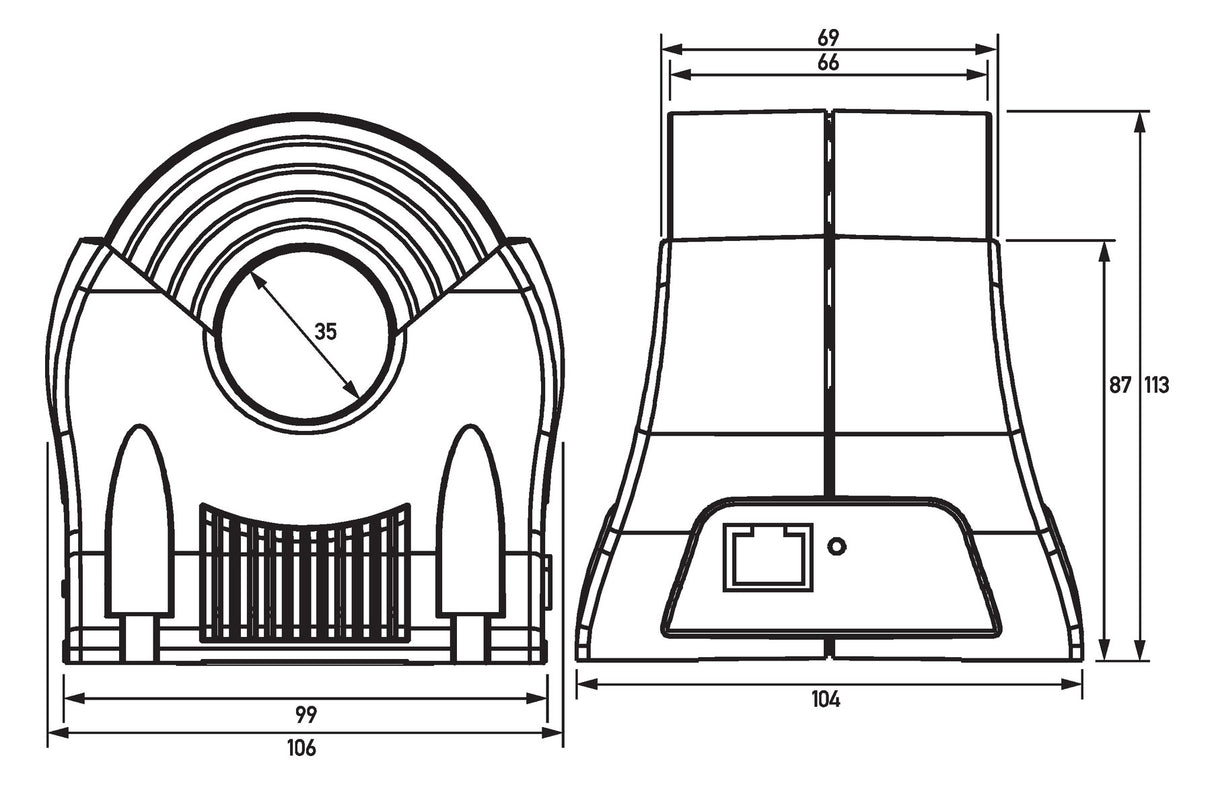 DOEPKE FI-Meldeeinrichtung 0-690V 0-30mA e.Guard RCM B 035 0-1000V/DC f.AC-Netz