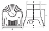DOEPKE FI-Meldeeinrichtung 0-690V 0-30mA e.Guard RCM B 035 0-1000V/DC f.AC-Netz