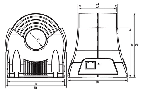 DOEPKE FI-Meldeeinrichtung 0-690V 0-30mA e.Guard RCM B 035 0-1000V/DC f.AC-Netz