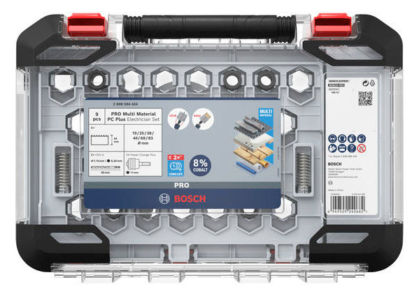 BOSCH-EW Werkzeugset 9tlg 6xLochsäge Box LOCHSÄGENSATZ