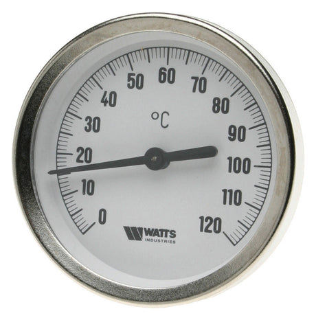 Bimetall-Zeigerthermometer Typ: F+R801 100/150OR,d100,TH150mm,0-120Gr. C