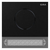 GIRA Ruftastenmodul Bus 1RT sw System 106 5569925 106,5x106,5mm