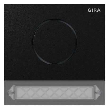 GIRA Ruftastenmodul Bus 1RT sw System 106 5569925 106,5x106,5mm