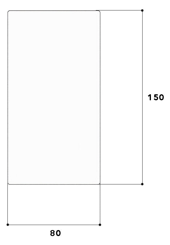 GGK Endstück GEB-K 150x80mm Kst li/re FB 80x150-ES rws RAL9010 hfr unbeh