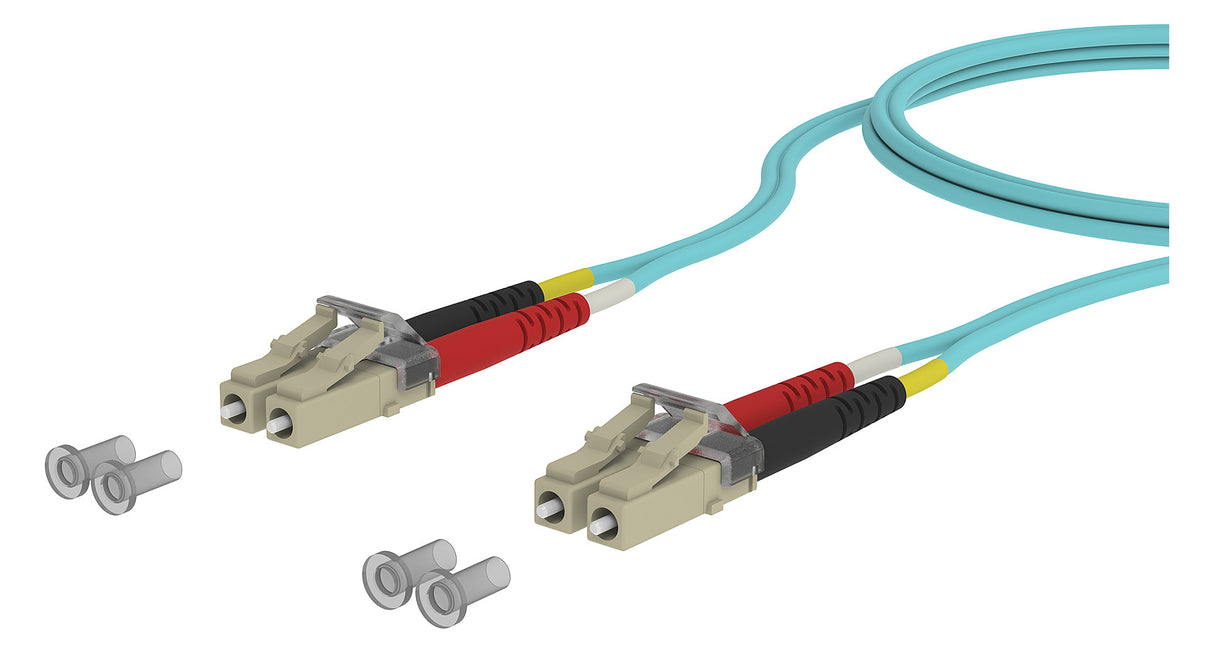 METZ CONNECT LWL-Patchkabel LC-D 50/125 OpDAT 151J1JOJO30E OM3 3m tk