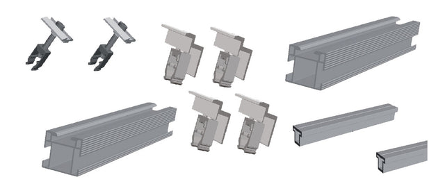 Sonnenkraft SK-AluFix 0 für 2x PV - silber | 4219