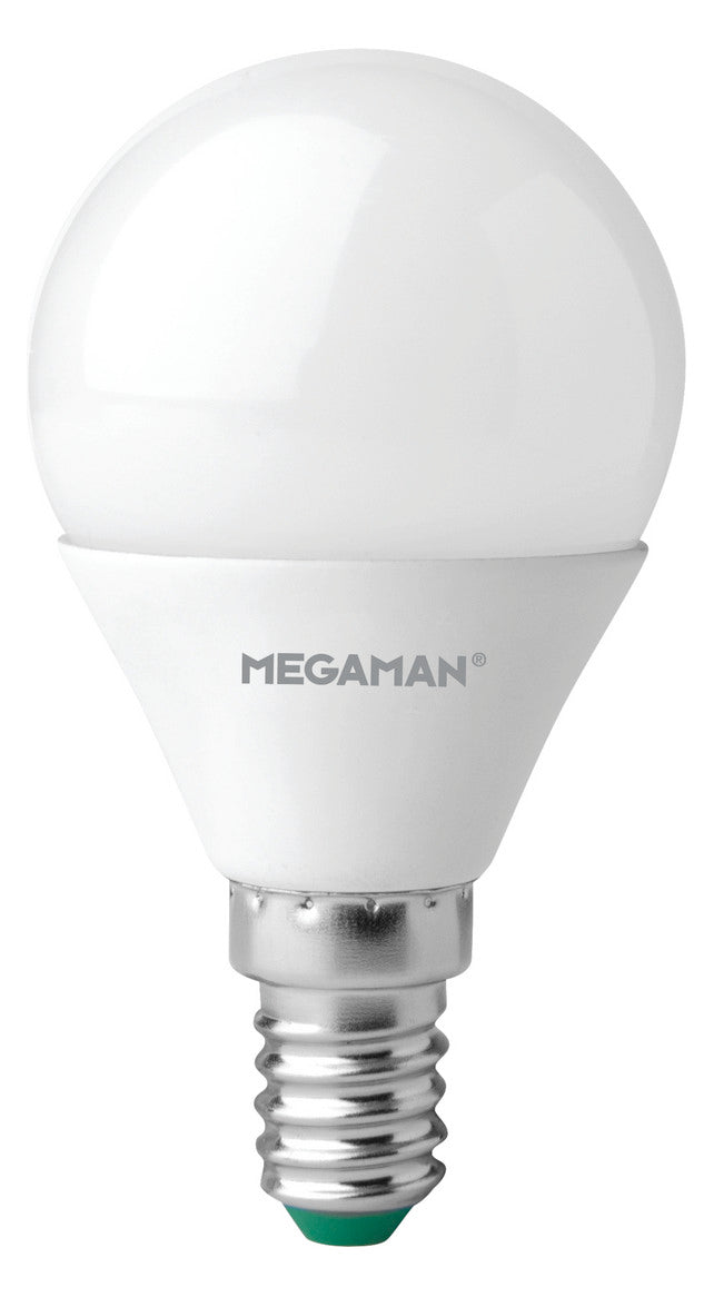 MEGAMAN LED-Kugellampe E14 P45 4,9W ws F MM21084 2700K 470lm opal 360° AC