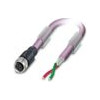 PHOENIX Sensor-Aktorkabel 2p 2m M12 ger SAC-2P- 2,0-910/M12FSB Female fr.Ende