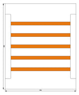 SIEMENS ALPHA ZS,Nachruestsatz-Sa 1-feldrig,12x5mm,5-p. 8GS4010-8