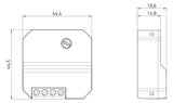 THEBEN Tastdimmer uni 5-250W UP DIMAX 541 plus E Lichtwertspeicher