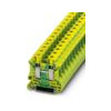 PHOENIX Schutzleiter-Reihenklemme gn/ge UT 10-PE 0,5-16qmm 1Etage TS35