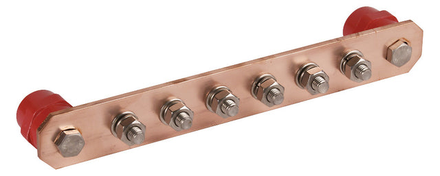 DEHN SE Potentialausgleichschiene 6rndl PAS I 6AP M10 CU Cu n.Klemme V2A