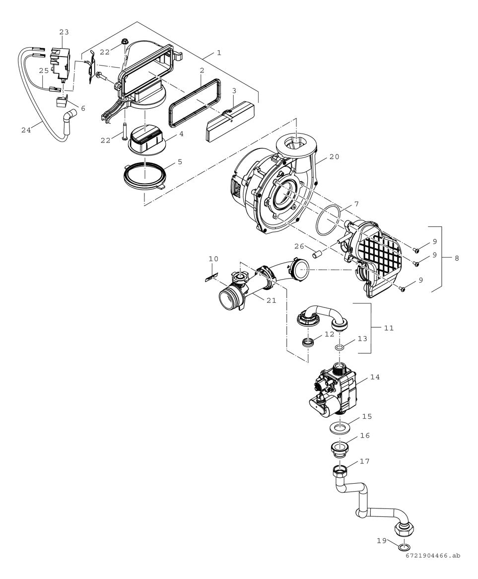 Bosch Hybridsystem, wandhängend CSH5800iG 15 P 23, mit Touch-Bedienfeld | 7738101104