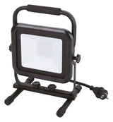 MEGATRON LED-Bauleuchte 50W 4000K 4200lm ISPOT MT69038 IP44 Alu m.Steckd