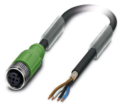 PHOENIX Sensor-Aktorkabel 4p 3m M12 ger SAC-4P- 3,0-PUR/M12FS SH Female fr.Ende