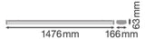 LEDVANCE LED-Wannenleuchte 45W 4000K ws LN SF IP44 DALI 1500 P 45W 840 WT 6165lm