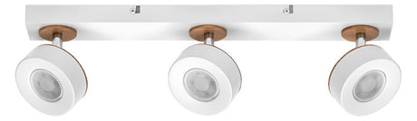LEDVANCE LED-Deckenanbauleuchte 14,4W ws Decor Spot Pluto White 3 Spot 3000K