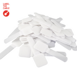 LTC WALL STRAPS Selbstklebende Klettkabelhalter 50 Stück Set weiß Packung