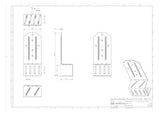 SPELSBERG Montageplatte Verteiler ST WKE BK 1 unbeh 246x100mm Lochung