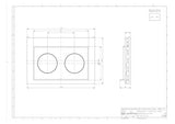 SPELSBERG Einführungsflansch Kst unbeh GFL 231-m 220x119mm Kabelverschr