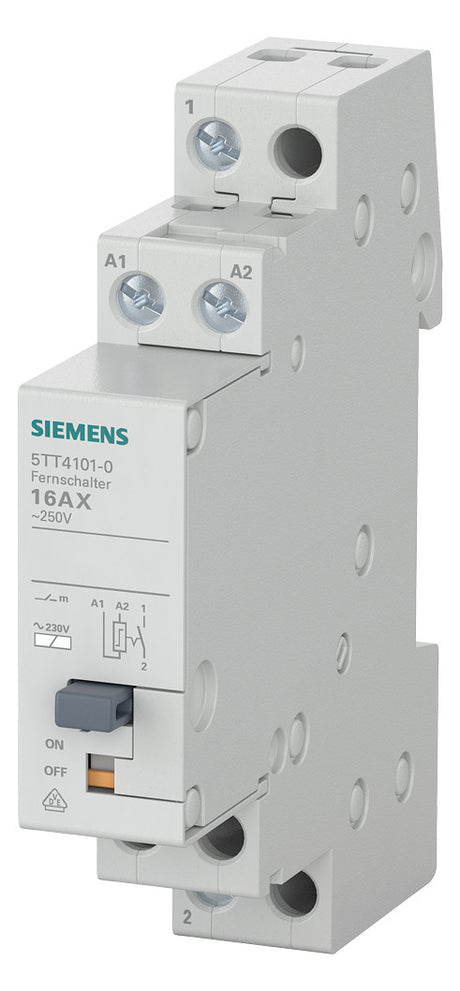 SIEMENS Stromstoßschalter 230VAC 1TE 16A 5TT4101-0 250V REG mech.Schalt