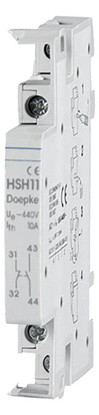 DOEPKE Hilfsschalter 1S 1Ö 10A 230V HSH 11 Schütze/Relais 0,5TE