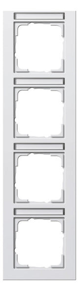 GIRA Rahmen 4f rws glz vert BSF Kst E2 111429