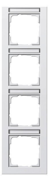 GIRA Rahmen 4f rws glz vert BSF Kst E2 111429