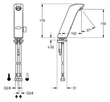 Standbatterie, PROTRONIC-S, elek., Mischer, Batterie