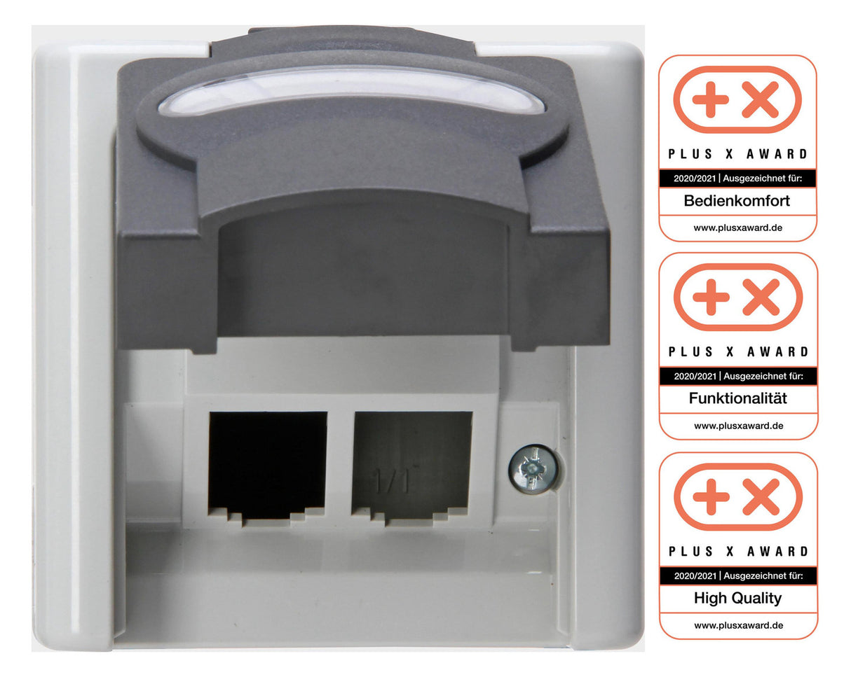 KOPP Elektronik-Leergehäuse 78x78x60mm 109956000 IP44 Kst unbeh