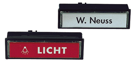 GROTHE Klingeltaster Kst br UP rechteck KKO 2112 BR m.NamSchild 17mm