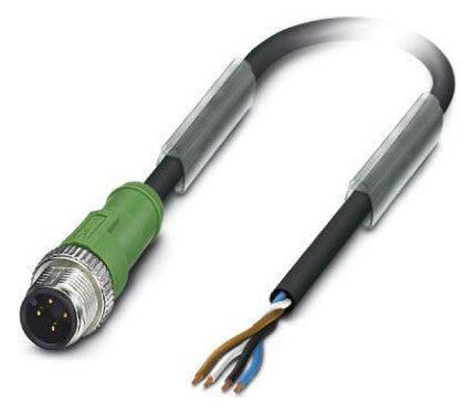 PHOENIX Sensor-Aktorkabel 4p 3m fr.Ende SAC-4P-M12MS/ 3,0-PUR ger M12 PUR hfr
