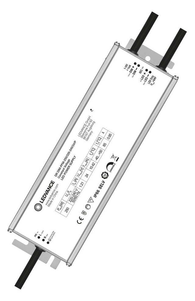 LEDVANCE LED-Steuerung 250W 24V 1-10V DR DIM-PFM -250/220-240/24/P IP66 stat