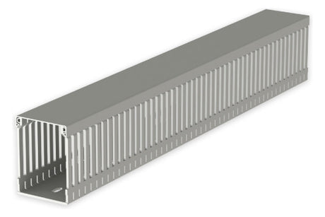 UNEX Verdrahtungskanal 80x60 grau,RAL7035,PVC-M1 80.60.77