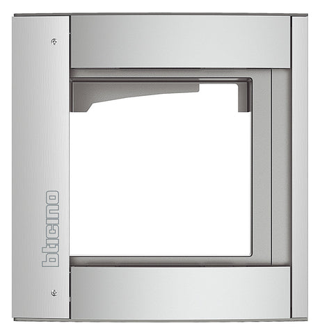 LEGRAND Rahmen-Türstation 1f UP gr Alu Bticino 350211 138x144x15mm