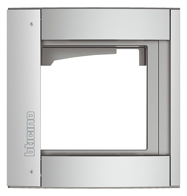 LEGRAND Rahmen-Türstation 1f UP gr Alu Bticino 350211 138x144x15mm